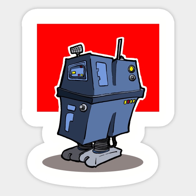 Droid Sticker by RichCameron